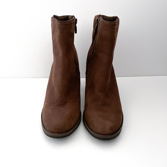 Timberland Earthkeepers Stratham Heights Suede High Heel Ankle Boots - Picture 2 of 12